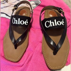Chloe black sandals
